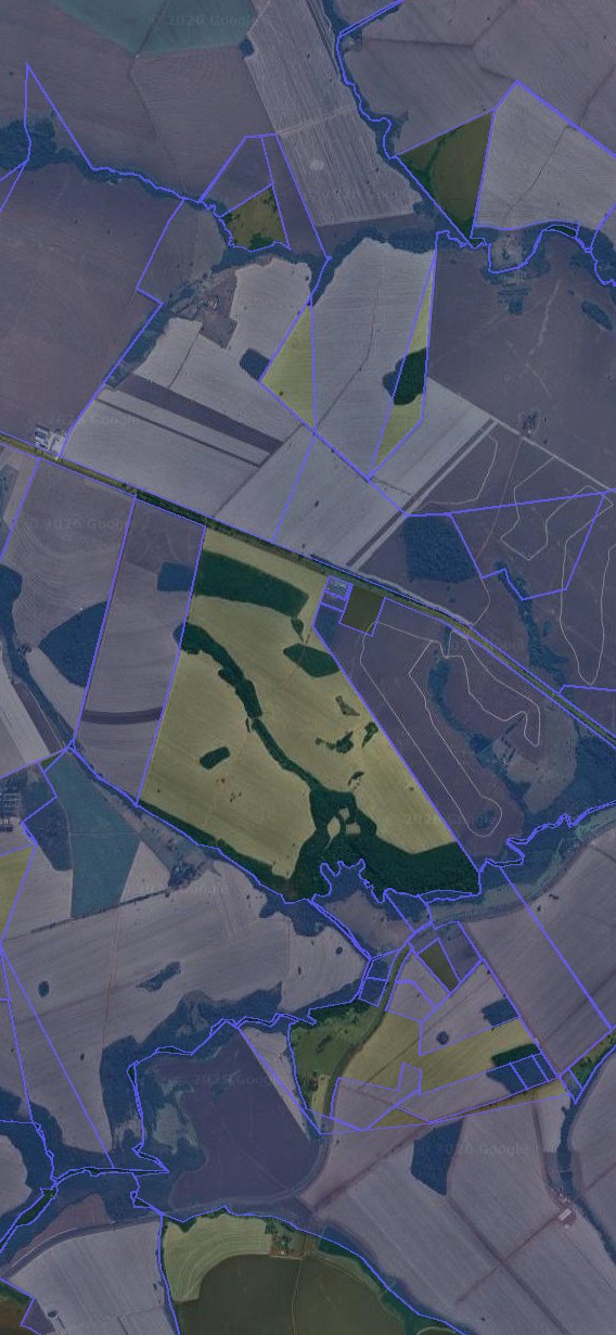 Mapa real do app com o imóvel
