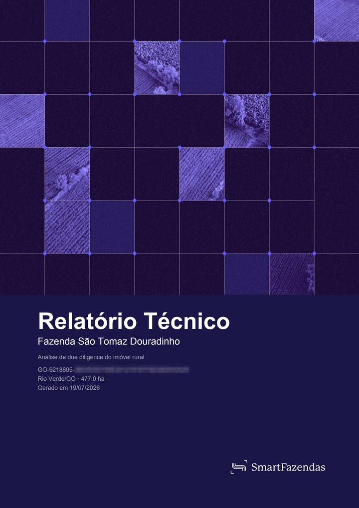 Capa real do relatório técnico gerado